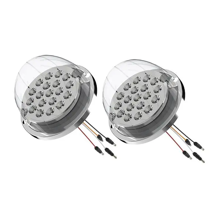 DOT approved dual revolution watermelon lights two color top lights for truck