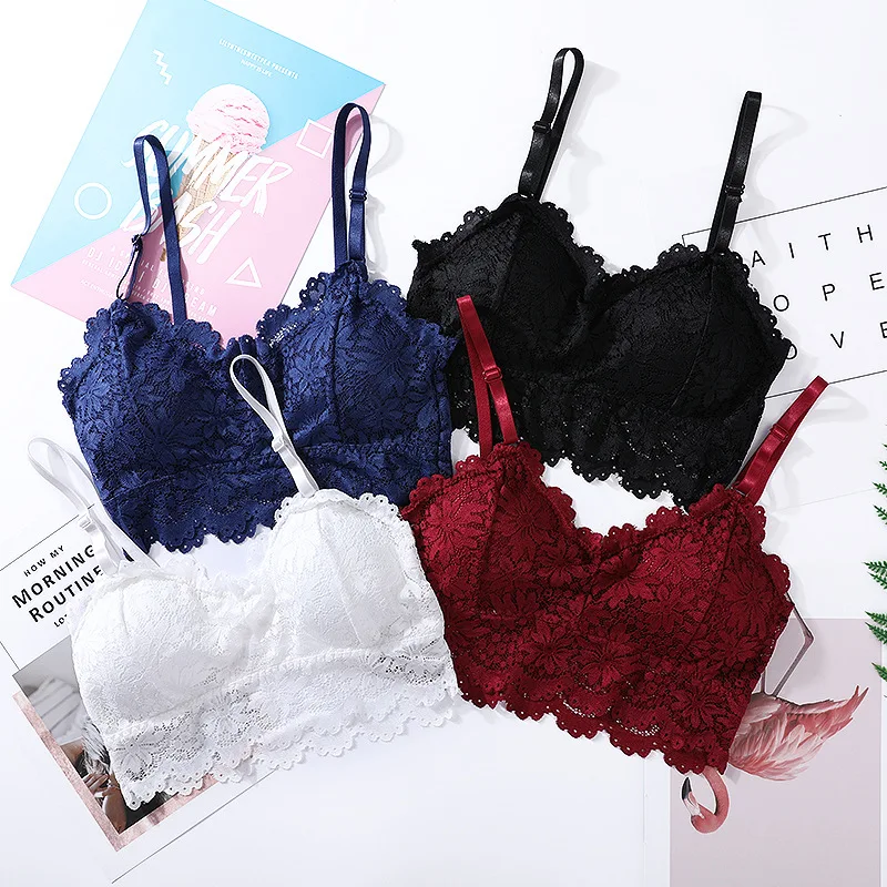 
High Quality Wholesale Solid Color Push Up Underwear Bras Set For Women 