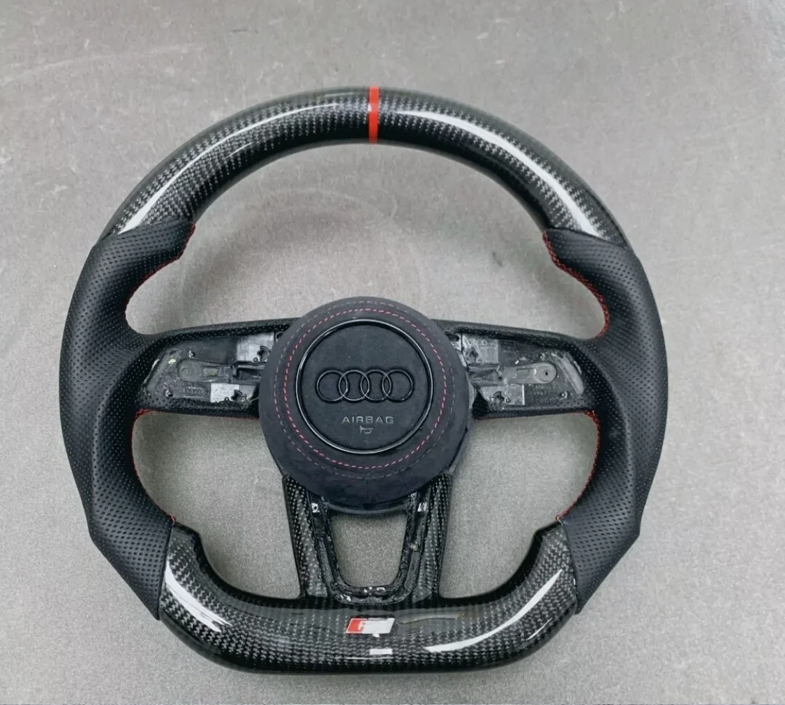S3 S4 S5 S6 RS3 RS5 RS6 Carbon Fiber Steering Wheel For AUDI A3 A5 A6