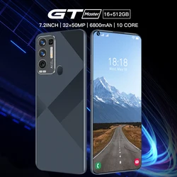GT master 7.2 inch Full Screen 32mp+50mp Finger Face korea Unlocked Mobile Phone