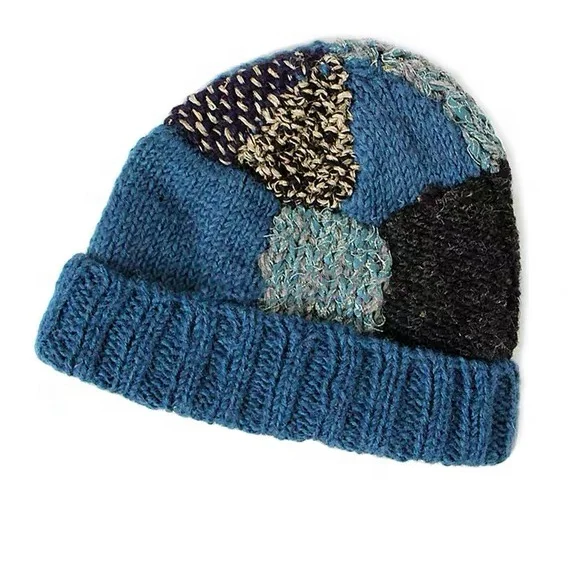 Quality denim Custom stock drop shipping  Wholesale Knitted hat