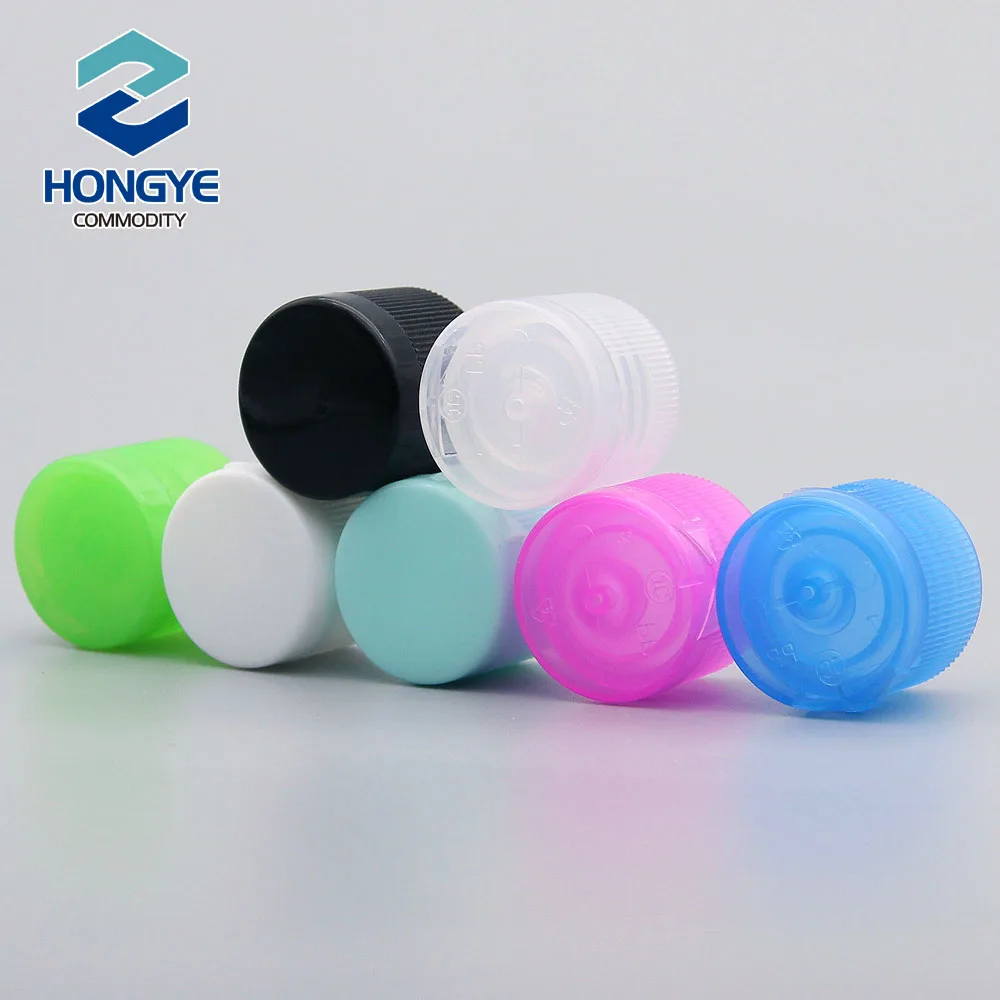 screw cap plastic lids 18mm 20mm 24mm Cosmetic packaging plastic flip top cap