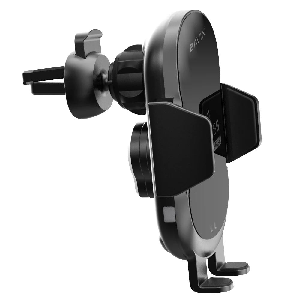 Smart Portable Auto coil induction 15W Wireless Car Charger Mobile Phone Holder