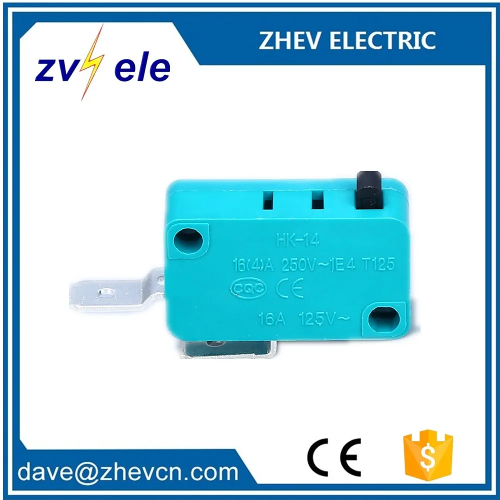 Normal Open Big Foot Green Micro Switch With Reset Button KW8 40t85