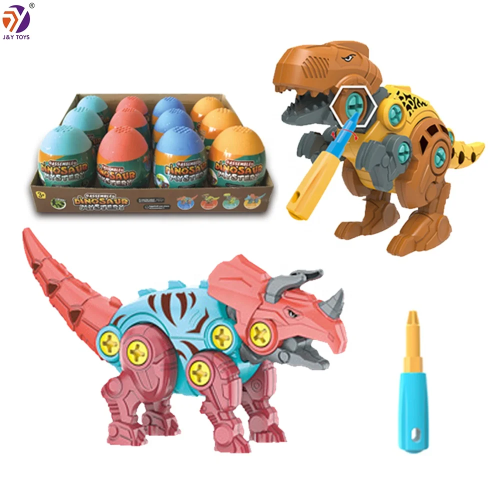 TY Take Apart развивающие игрушки Сюрприз Яйцо капсулы игры наборы Diy Динозавр яйцо игрушка