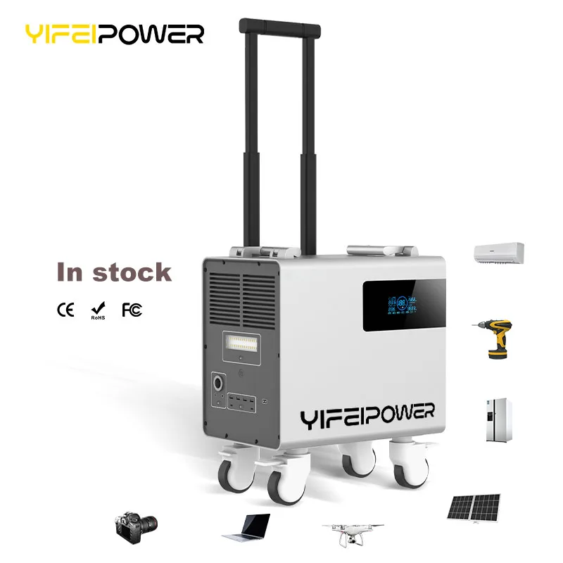 Аккумулятор Lifepo4 1200 Вт портативный аккумулятор с 4USB 2Type-C выход переменного тока DC 5521/ DC-5525/автомобильный зарядный портативная электростанция