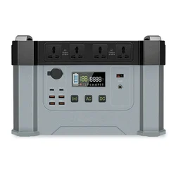 High Capacity APP Control 2000w Portable Power Station Power Station Lithium For Family Use