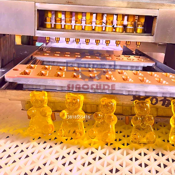  Небольшие Полу Авто весы промышленности gummy конфеты машины для мягкой медведь делая машину производитель