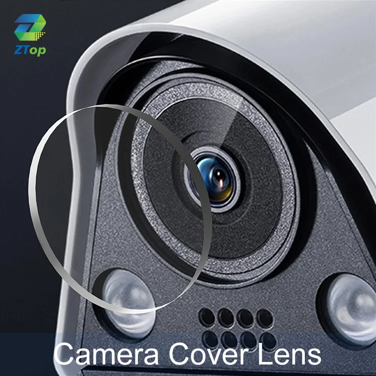 Manufacturer Factory Price Surveillance camera Cover Lens Glass