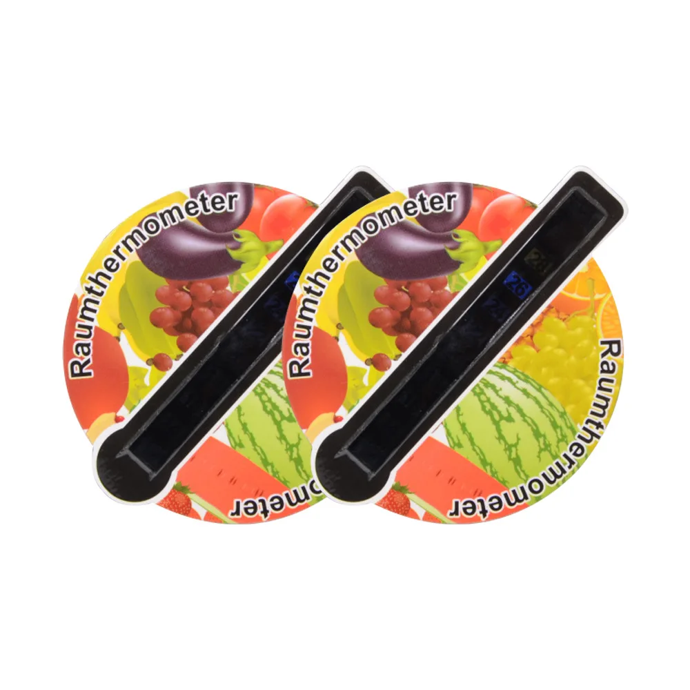 Customized Soft Magnetic Refrigerator Thermometer Indoor Environment Temperature Measurement Thermometer Card