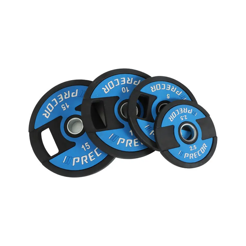 Professional Wholesale Custom Logo gym Weight Lifting Exercise 5-25 KG Set Rubber Blue Barbell Weight Bumper Plates