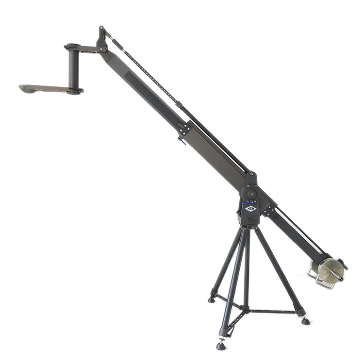 NSH Professional Filming Making 6m Triangle And Motorized Head Crane Camera Jib Cranes For Sale