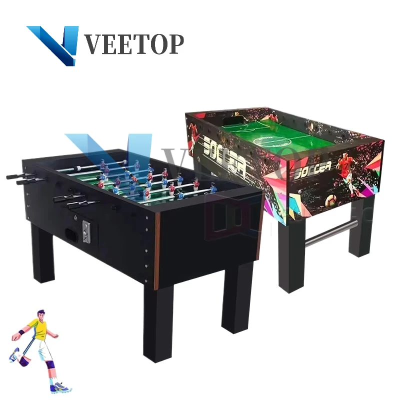 Veetop Amusement Entertainment Simulate Football Gaming Equipment Mini Football Arcade Game Machine Table For Sales