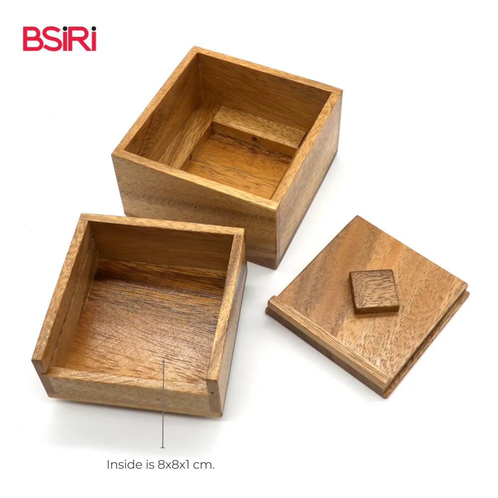 Thailand Toys Education Puzzle Treasure Secret Box OEM Best Seller Wooden toys Unique Gifts and toy for kids