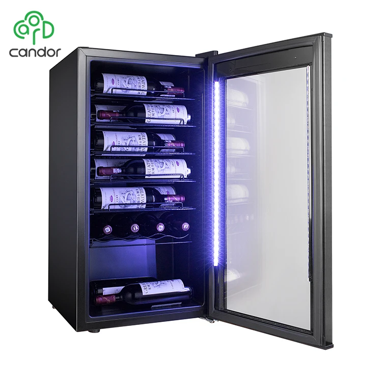 
Коммерческий полупроводниковый электрический холодильник с 28 бутылками по оптовой цене, охладитель вина, холодильное устройство 