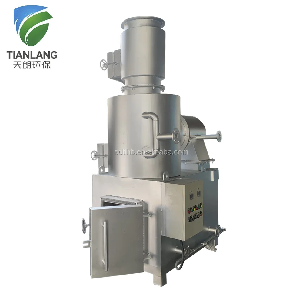 
High quality shops waste treatment household waste treatment equipment leaves waste incinerator 