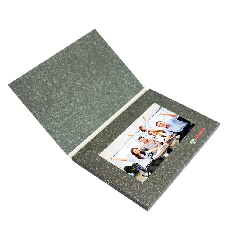 New Business Giveaways 10inch hd lcd screen brochure module card playing video card