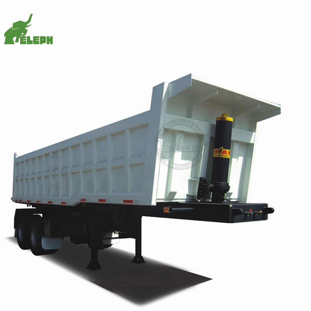 2024 Hydraulic 3 Axis Rear Dumping Tipper Truck Semi Trailer For Sale 12