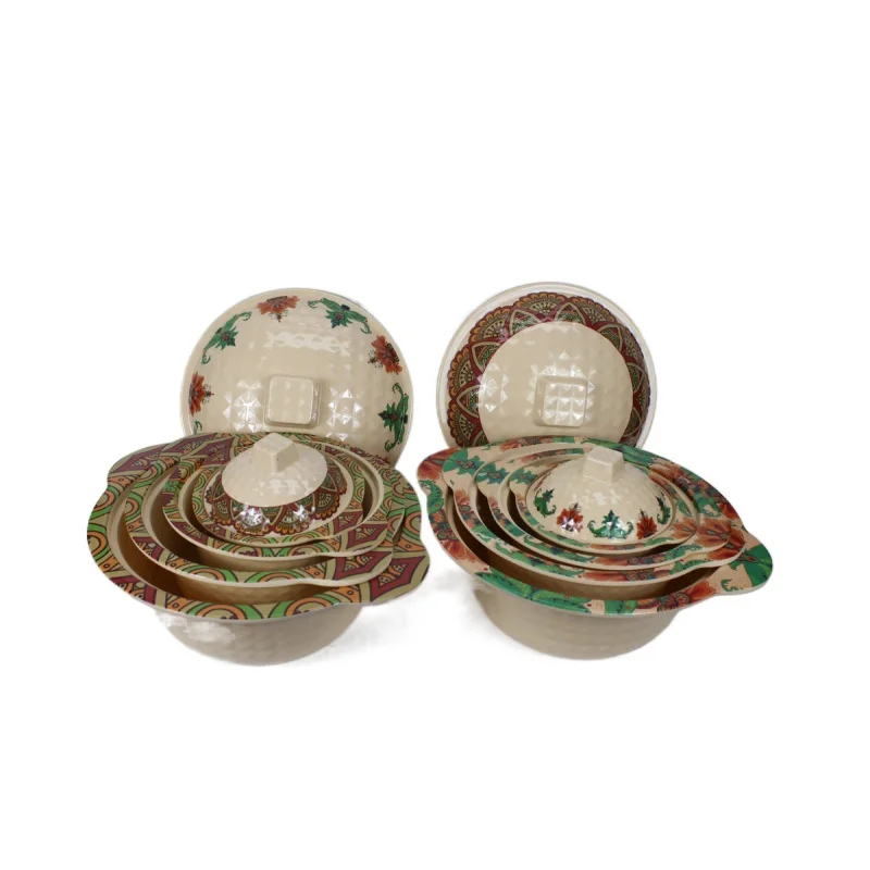 
Hot sale of cheap melamine soup pot with double lug cover round bowl 