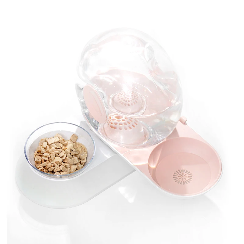 Snail Shaped 2.8L Pet Automatic Waterer and Feeder Bowl for Cats and Dogs
