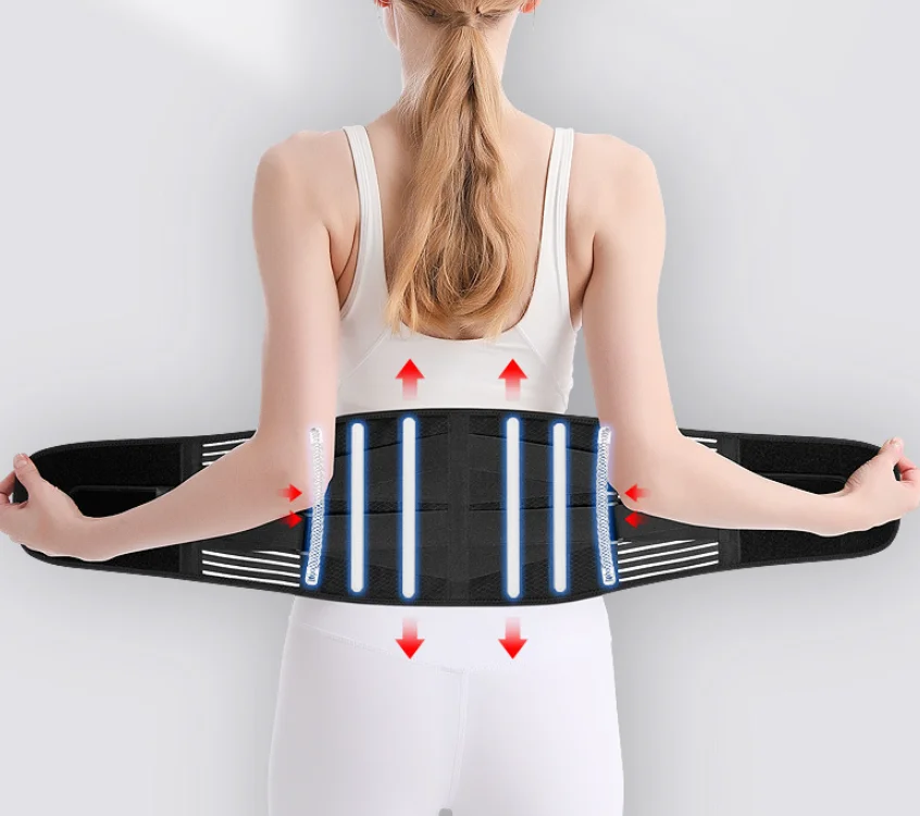 Heavy Lifting Lower Lumbar Support Lower Back Support Belt Adjustable Back Belt for Workout Back Pain Relief