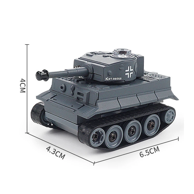 Children New High Quality Built in Rechargeable Battery 49MHz RC Tank Remote Control RC Battle Mini Tank For Kids