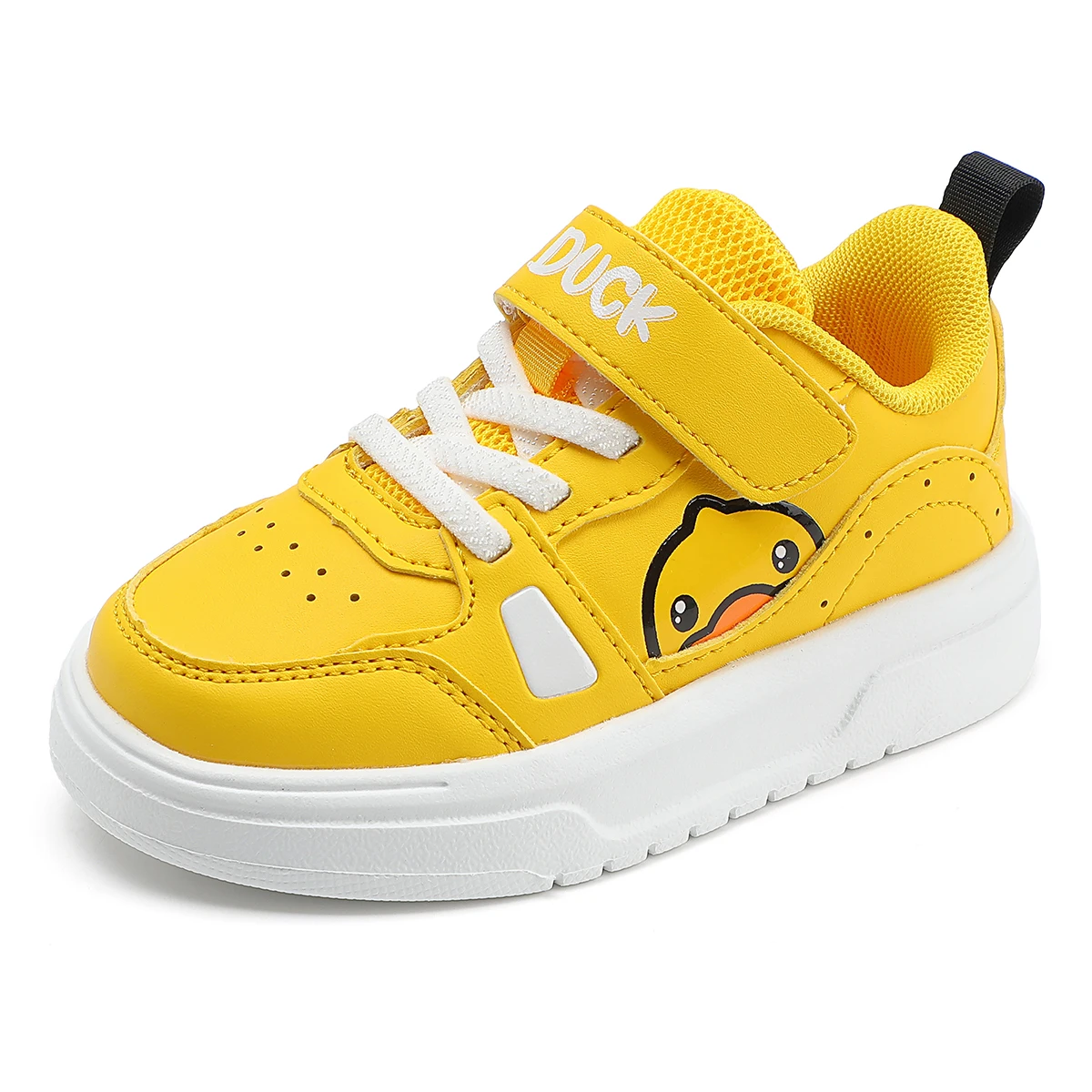 B.Duck Kids Sneakers Duck Walking Shoes Casual Tennis Shoes Low Top Non-Slip with Hook and Loop