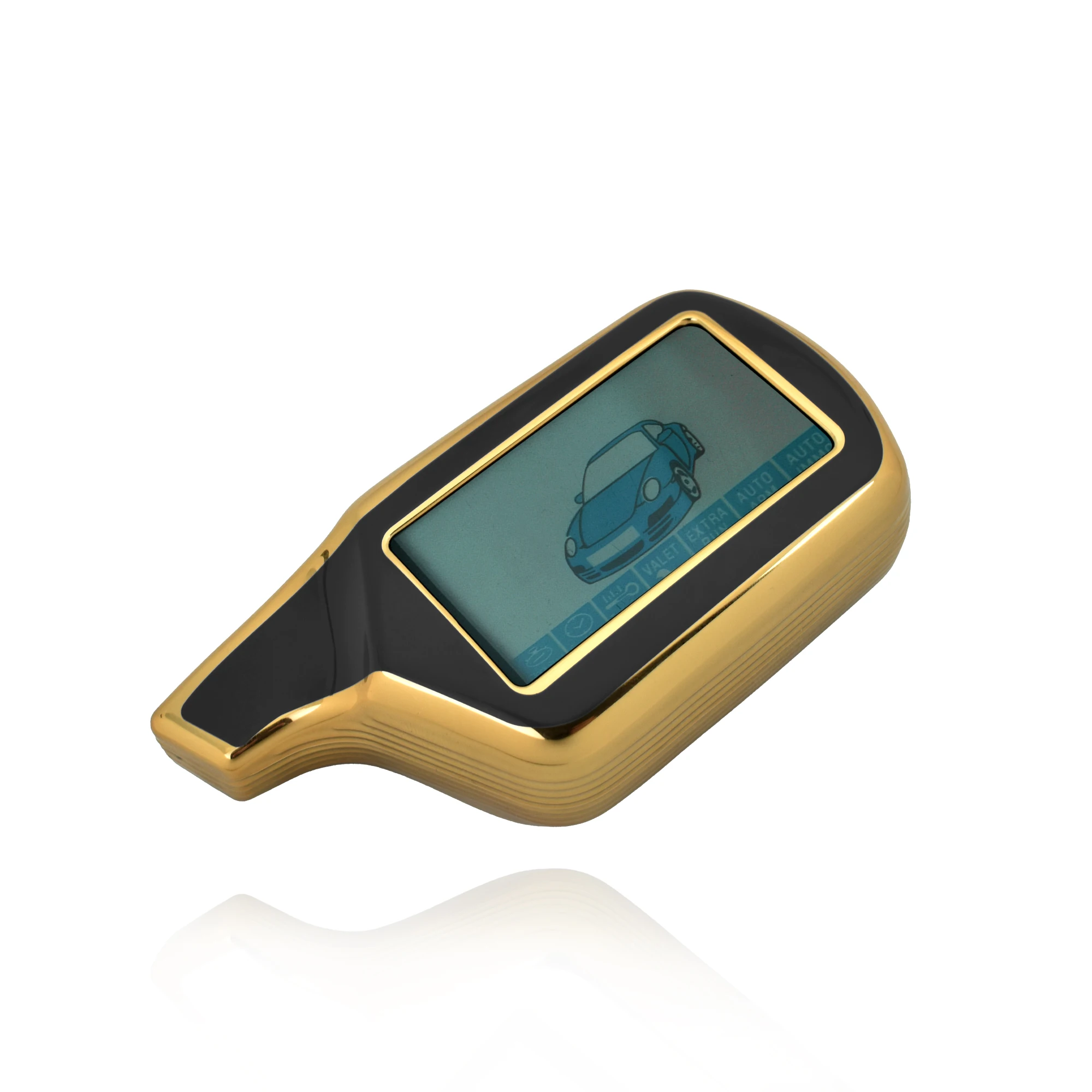 New TPU Car Key Case Protector Two Way Car Alarm LCD Remote for Russian Starline Keychain Fob Cover