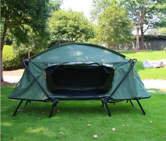 Folding camping ground tent  high-quality waterproof ground shelter  outdoor camping bed