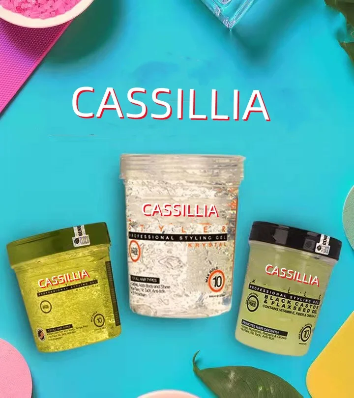 eco hair gel man styling gel glitter edge control strong hold natural hair gel