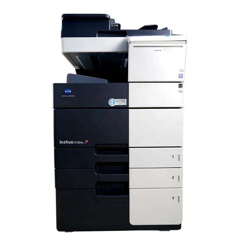 Refurbished A3 a Color Laser Printer for Office Konica Minolta Bizhub C554 C454 C654 C364 Used Copier A4