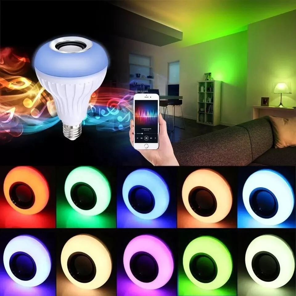 Hot Products Wireless RGB Smart Music Bluetooths LED Bulb Speaker