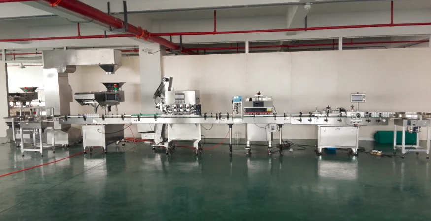 16 Lanes High Speed 160 Bottles/Min Fully Automatic Capsule Counting Machine For Soft Gel Capsule