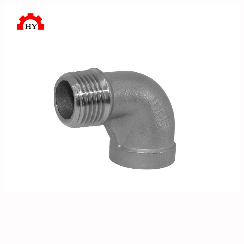 Stainless Steel 75mm Pvc 90 Degree Asme B16.11 For Neck Shoulder Elbow