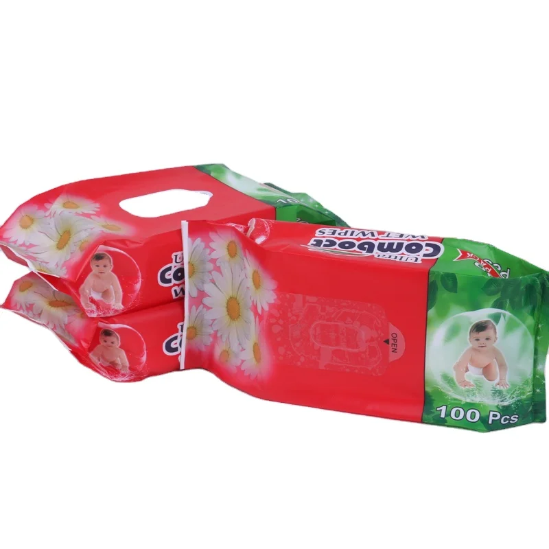 Personal Care Wet Paper Organic Bamboo Wet Wipes With Lid For Baby Body Cleaning