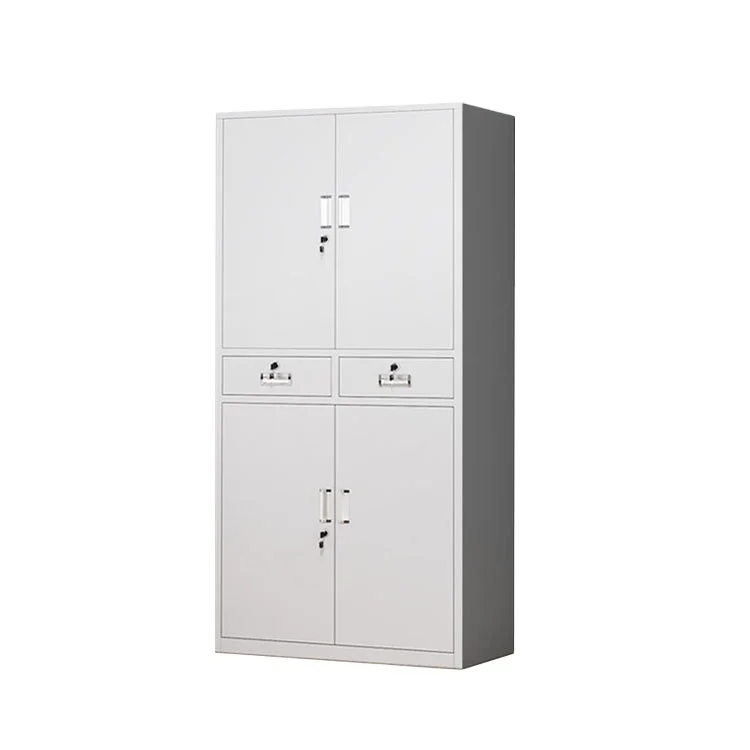 Разборная конструкция стальной шкафчик 4 двери шкаф для хранения файлов 2 средних ящика металлический офисный красочный