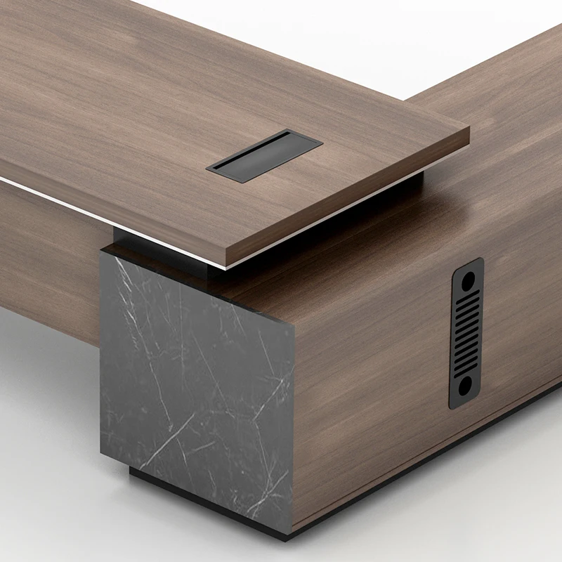 Wholesale price director industrial office desk table modern luxury ergonomic executive office desk wood