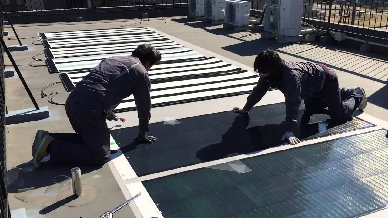 HL high efficiency thin film mini 150w shingles 300w cigs curved flexible solar photovoltaic etfe panels for mobile charging