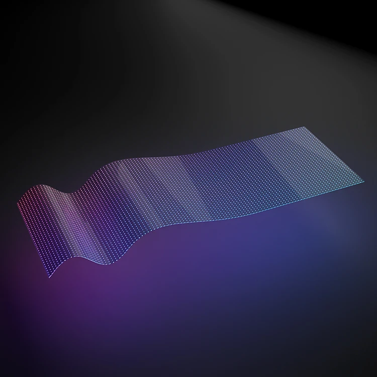 modular best modular led screen video wall flexible  video soft led display  panels transparent led screen for shops