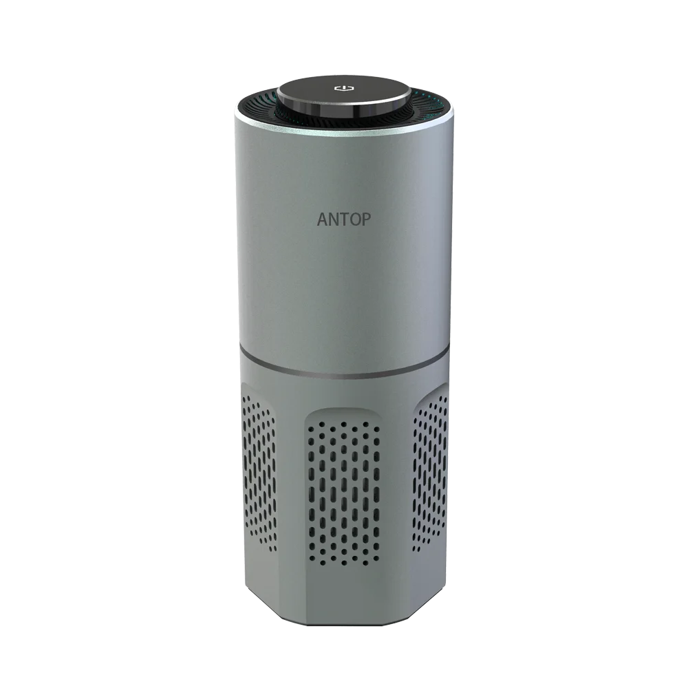 ANTOP Customized Remove Smoke Low Noise UV Hepa Car Air Purifier with USB