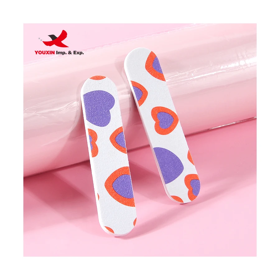 Wholesale Manicure Tools Colorful  Double Sided  Emery Boards Small 9Cm Mini Nail File