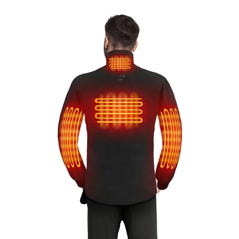 Electric Warming Heated Jacket for Motorcycle Riding - 12V