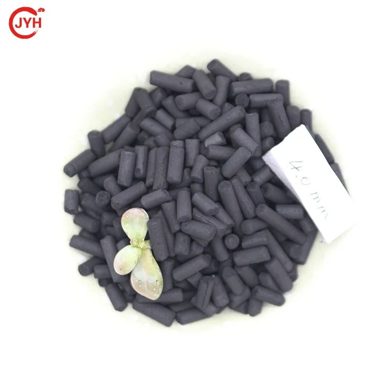 Coal based granular / columnar bulk commercial activated carbon / CTC 60% KOH impregnated activated carbon for H2S remove