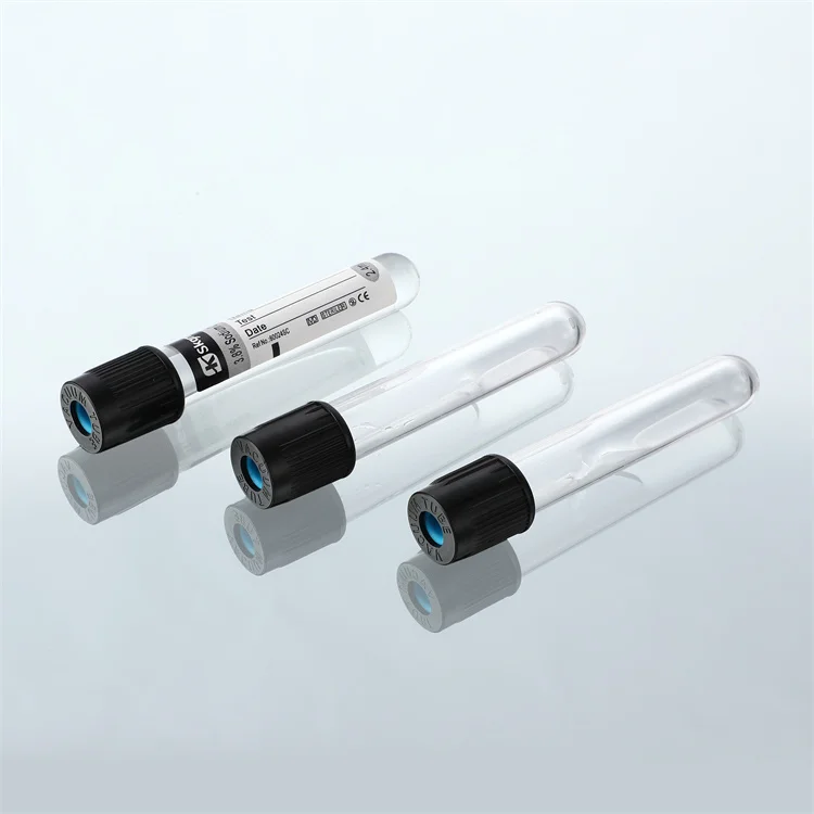 Sterile Green Plastic Disposable Citrate Vacuum Blood Collection Tube Esr 3.8% Sodium Citrate 13*75mm