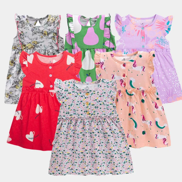 Kids Clothes Sleeveless Princess Dress For Girls Baby Lace Princess Party Dress Mesh Puffy Gauze Dress 1-5 Year