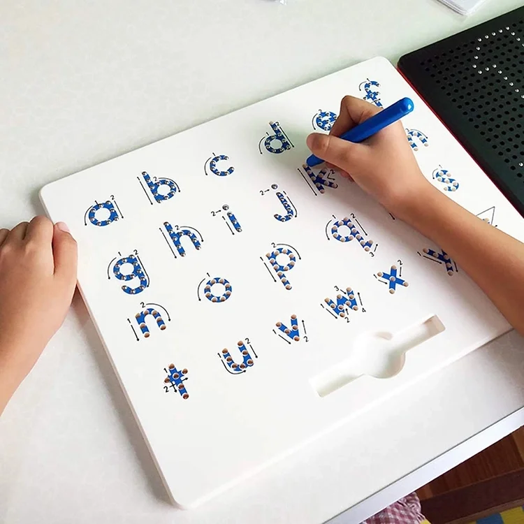 hotsale Educational toys lowercase magnetic drawing board pads for kids magpad stem toys magnatab