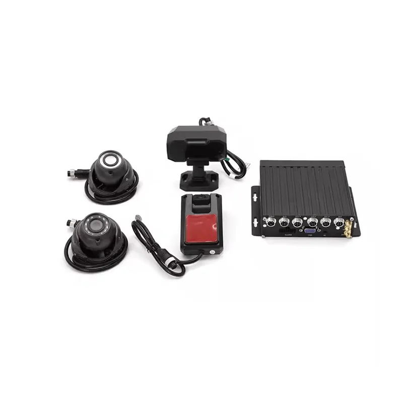 AI MDVR 4G GPS Digital Video Recorder for School Bus WDR Loop Recording Functions Supports ADAS DMS Mobile DVR 4G