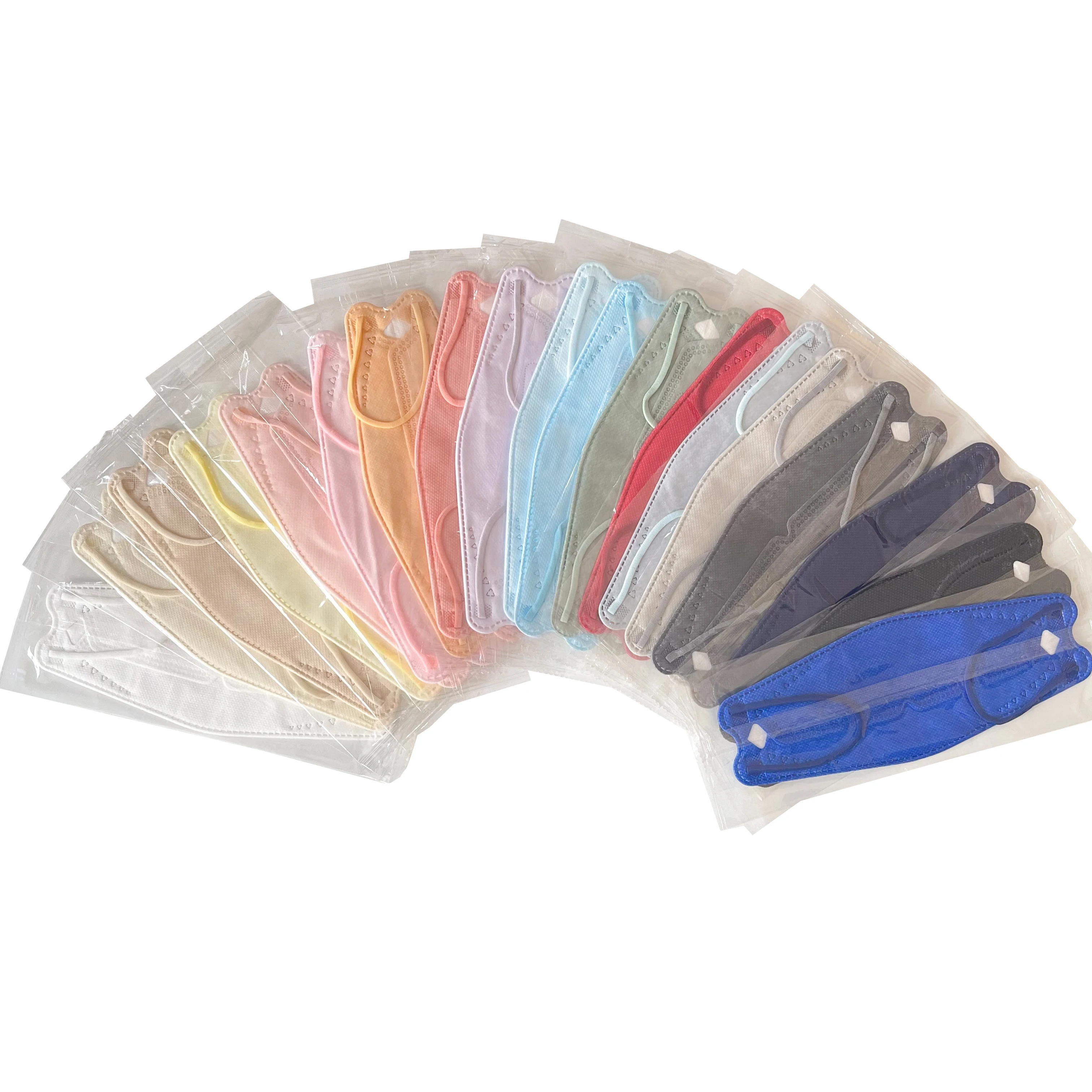 Hot Selling Kf94 Face Mask Korea 4 Layers Disposable Mask Face Kf94 Nonwoven Adult Kf94Mask Kf 94 Facemask