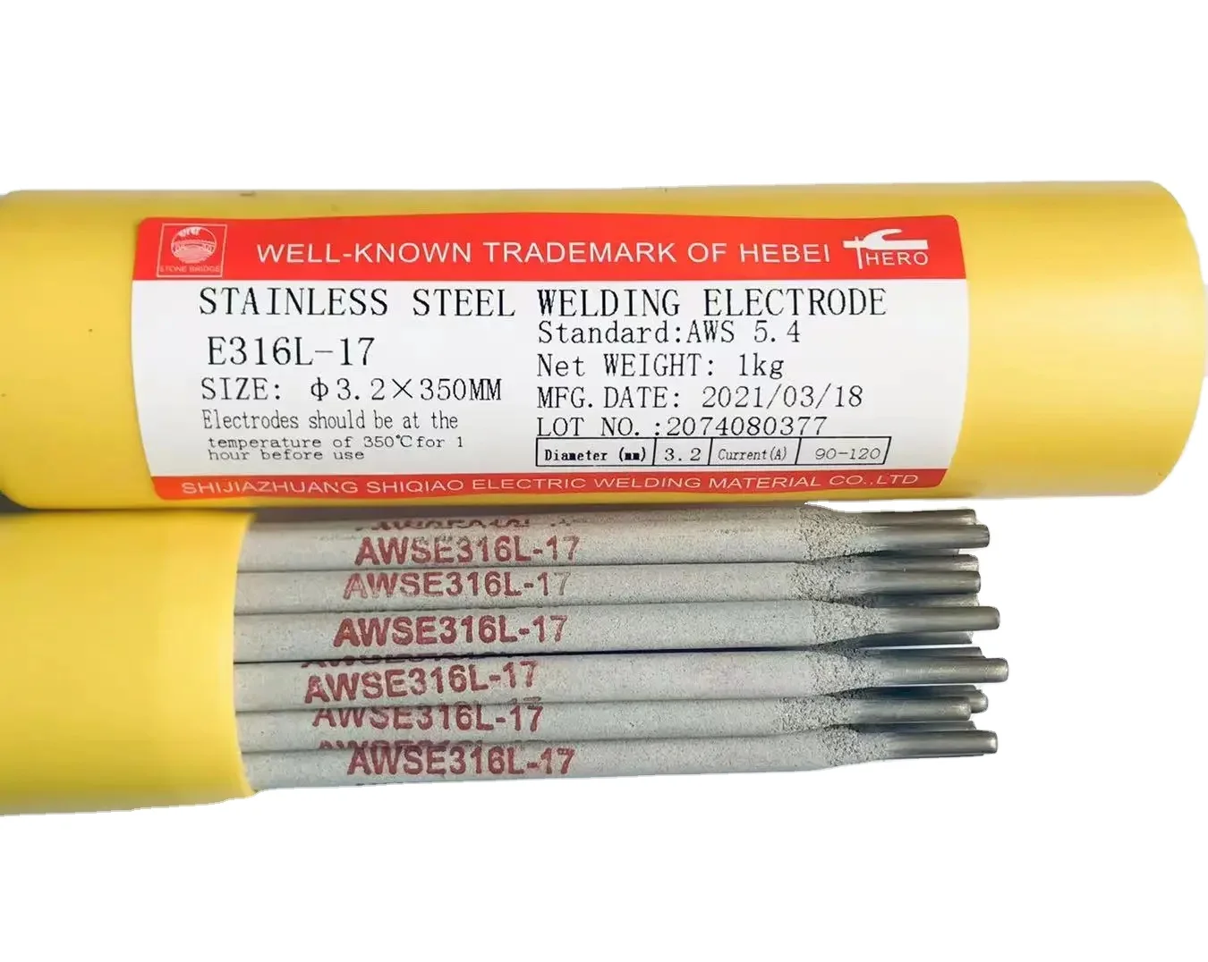 2024 E308 3.2mm Carbon Steel Welding Electrodes,Electrode Mild Steel Universal Low Temperature Cast Iron Welding Rods