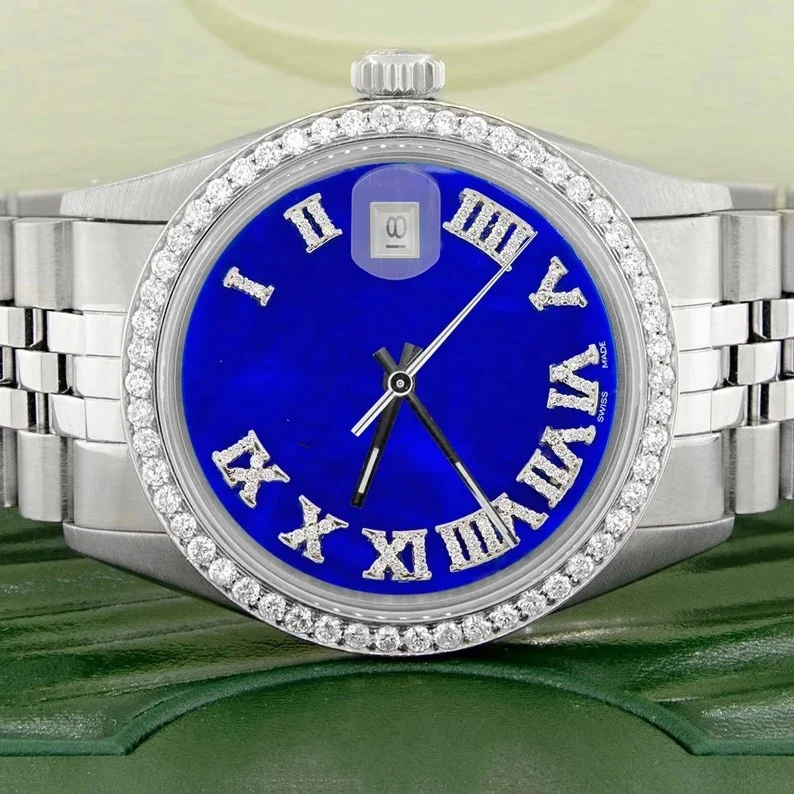 Pass Diamond Tester Custom Fashion D Color VVS Iced Out Watch Moissanite Diamond Custom Bust Down Luxury Brand Watch